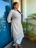 Load image into Gallery viewer, Paisley Hand-Block Print Kurti and Pant