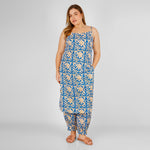 Load image into Gallery viewer, Blue Hand-Block Print Kurti and Pant