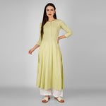 Load image into Gallery viewer, Tea Green Mint Hand-Embroidered Kurti and Pant