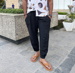 Load image into Gallery viewer, Black Men Baggy Yoga Pant