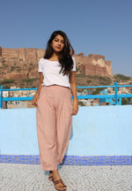 Load image into Gallery viewer, Rose Beige Unisex Baggy Yoga Pant