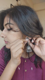 Load and play video in Gallery viewer, Wine Hand-Embroidered Kurti and Pant