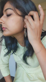 Load and play video in Gallery viewer, Tea Green Mint Hand-Embroidered Kurti and Pant