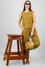 Load image into Gallery viewer, Olive Unisex Baggy Pant for Women and Men