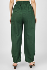 Load image into Gallery viewer, Dark Green Unisex Baggy Pant for Women and Men