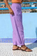 Load image into Gallery viewer, Lilac Unisex Baggy Pant for Women and Men