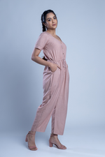 Load image into Gallery viewer, Rose gold Jumpsuit