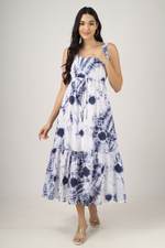 Load image into Gallery viewer, Hand Block Print Cotton Maxi Dress