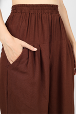 Load image into Gallery viewer, Brown Unisex Baggy Pant for Women and Men