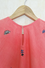 Load image into Gallery viewer, Peach Hand-Painted Tent Dress