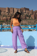 Load image into Gallery viewer, Lilac Unisex Baggy Pant for Women and Men