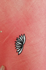 Load image into Gallery viewer, Peach Hand-Painted Tent Dress