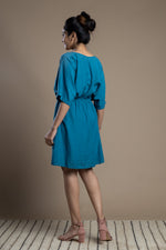 Load image into Gallery viewer, Turquoise Kaftan Dress