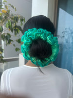 Load image into Gallery viewer, Jumbo green scrunchie
