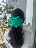 Load image into Gallery viewer, Jumbo green scrunchie

