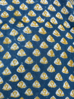 Load image into Gallery viewer, Navy Block Print Cotton Half Sleeve Men Shirt
