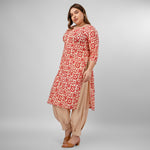 Load image into Gallery viewer, Red Hand-Block Print Kurti and Pant
