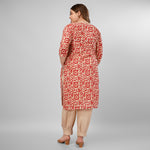 Load image into Gallery viewer, Red Hand-Block Print Kurti and Pant
